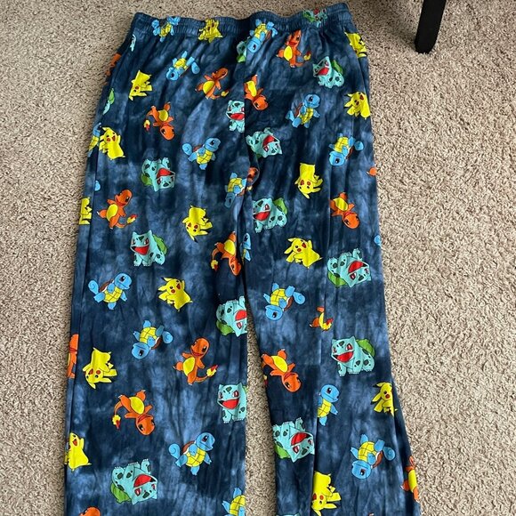 Pokemon Charizard Pikachu PJ Pants Super Soft Size XXL - Picture 1 of 8